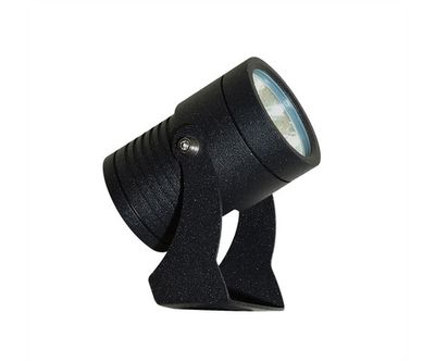 Грунтовый светильник Ласси черный d6  Led 8W (3000K) COB