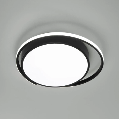 Потолочный светодиодный светильник 90251/1 черный, LED