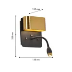 Бра Parret 4475-2W, LED*4W + LED*1.5W, 220LM, 4000K. ТМ F-Promo