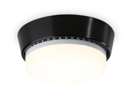 Светильник накладной G10189 BK черный GX53 max 12W D90*20