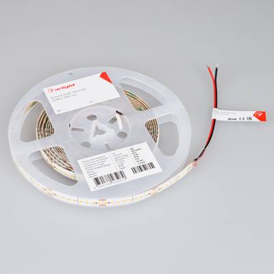 Лента UL-A180-10mm 24V Warm2700 (12 W/m, IP20, 5m) (Arlight, высок.эфф.180 лм/Вт)