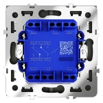 VLS020308 Проходной переключатель встраиваемый VOLTUM S70 двухклавишный 10А, (черный матовый). (ТМ Maytoni)