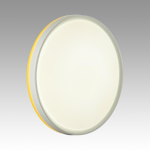 7709/DL COLOR SN 154 Светильник пластик/белый/желтый LED 48Вт 4000К D420 IP43 KEZO YELLOW