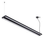 358446 OVER NT20 346 черный Подвесной светильник IP20 LED 40W вниз + 20W вверх 100-277V ITER