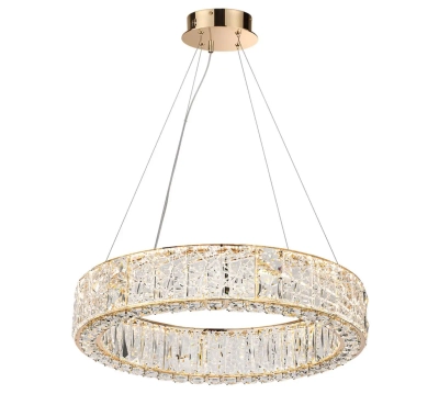 5071/70L HALL ODL24 595 золото/прозрачный/металл/хрусталь/стекло Люстра LED 52W 3700K VERSION