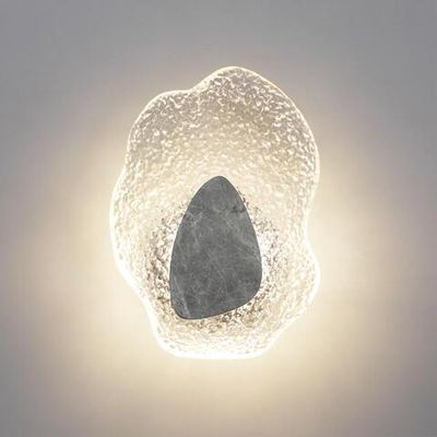 5461/12WLB L-VISION ODL_EX26 053 черный/прозрачный/серый/металл/стекло/мрамор Настенный светильник LED x 12W 3000K CORALLA