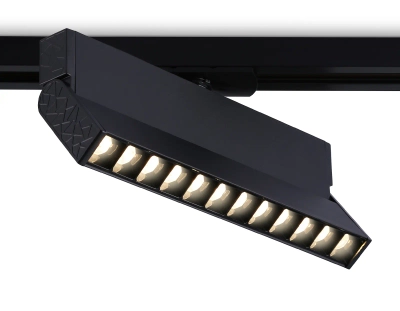 Светильник светодиодный трековый GL6817 BK черный LED 12W 3000K 24° 230*22*87