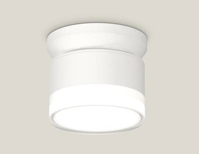 Комплект накладного светильника XS8101047 SWH/FR/CL белый песок/белый матовый/прозрачный GX53 (N8901, C8101, N8399)