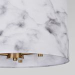 Потолочный светильник с тканевыми абажурами 60174/3 латунь