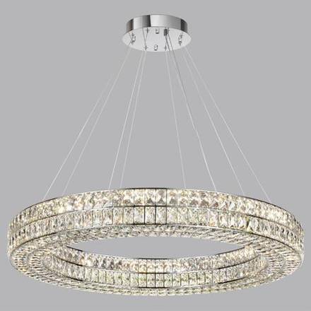 4927/98L L-VISION ODL24 599 хром/металл/хрусталь Люстра LED 98W 4000K 5850Лм PANTA