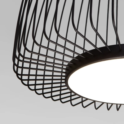 Подвесной светодиодный светильник 40010/1 LED черный, LED