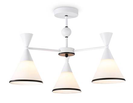 Подвесной светильник TR3164/3 WH/BK белый/черный E27/3 max 60W D580*380