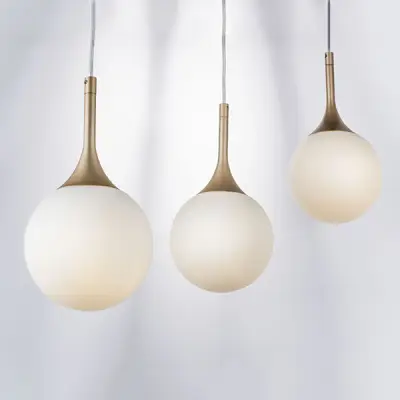 813013 Подвес GLOBO 1х40W E14 champagne gold/white Lightstar