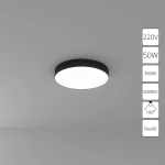 Потолочный светильник Arte Lamp FADO A7350PL-1BK, 1хLED