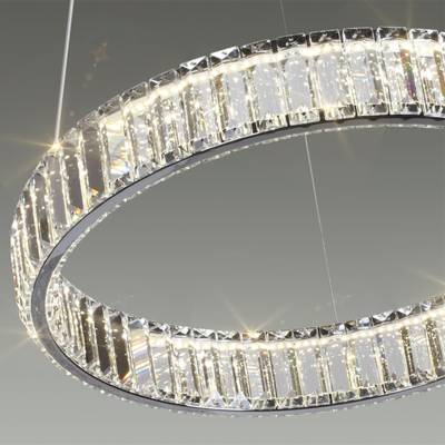 4930/30L L-VISION ODL24 609 хром/прозрачный металл/хрусталь Люстра LED 30W 4000K 3570Лм VEKIA