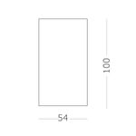 ST110.407.01 Светильник потолочный Мат. черный GU10 1*50W  D54xH100 220V Без ламп