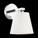 SLE300401-01 Бра хром/белый E14 1*40W