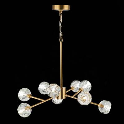 SL1166.303.09 Светильник подвесной ST-Luce Латунь/Прозрачный G9 LED 9*3W