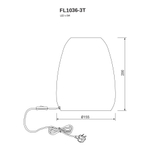 Настольная лампа Magia FL1036-3T, LED