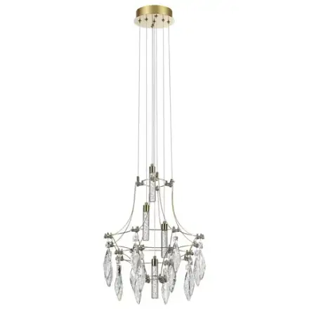 7000/35L CLASSIC ODL_EX25 069 Подвесной светильник металл/хрусталь/нерж сталь IP20 LED 35W 4000K 220-240V FLAMENCO