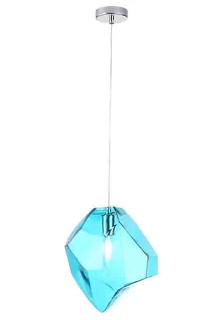 Светильник подвесной Crystal Lux NUESTRO SP1 CHROME/BLUE 3420/201