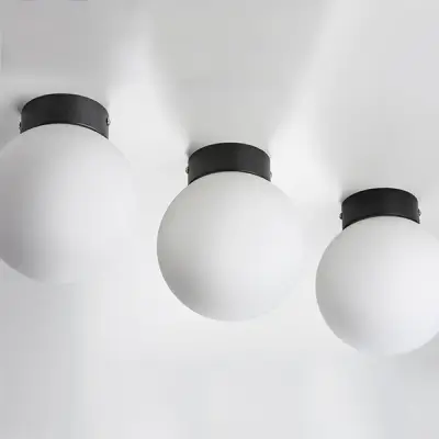 812017 Люстра GLOBO 1х40W E14 matt black/white Lightstar