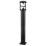 4964/1F NATURE ODL22 715 черный/стекло Ландшафтный светильник на столбе E27 1*60W IP44 MAGUS