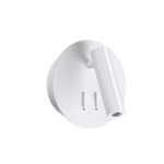 3912/9WL HIGHTECH ODL20 409 бел/металл Наст-й свет-к с лампой д/чтения с выкл LED 9W 3000K 220V BEAM