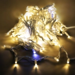 A-047B WW/WT FLASH гирлянда светодиодная, провод белый, 30м, 300LED, влагозащищенная, IP65