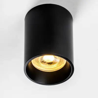 213437 Рамка (светильник) PVC д/LED-модулей 941хх и LED-ламп D50мм RULLO HP16 ЧЕРНЫЙ Lightstar
