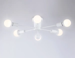 Потолочный светильник в стиле лофт TR80401/6 WH белый E27/6 max 60W D780*150