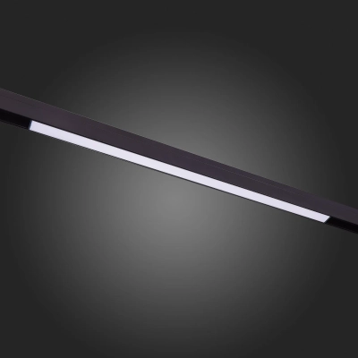 ST360.436.15 Магнитный трековый светильник Черный LED 1*15W 3000K 975Lm Ra>80 120 IP20 L606xW22xH44 48V