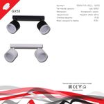 53004-9.5-002IL SPOT LIGHT GX53 WT светильник точ.