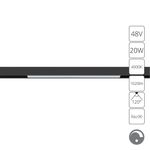 Магнитный трековый светильник Arte Lamp LINEA 0.1-10V A4683PL-1BK, 1хLED