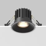 Встраиваемый светильник Round 3000K 12W 50°, DL058-12W3K-B. TM Maytoni