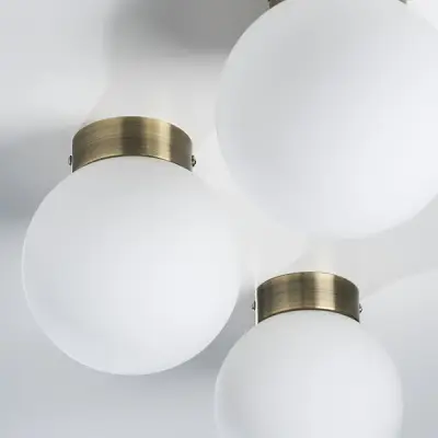 812011 Люстра GLOBO 1х40W E14 antique bronze/white Lightstar