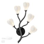 5090/5W MODERN ODL25 561 черный матовый/белый/фарфор Бра G4 LED 5*5W GARDI