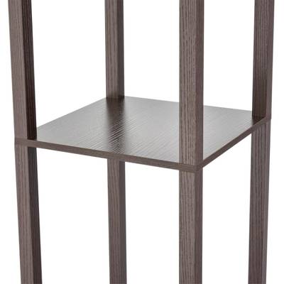 8090/1F COMFI LN25 кофейный/белый, дерево/текстиль Торшер Е27 1*60W 220V PRACTIC