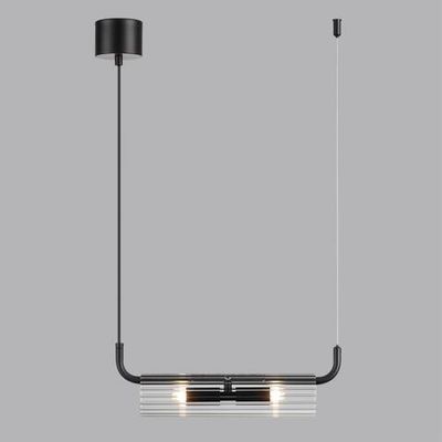 6561/2 SUSPENTIONI LN25 241 черный/прозрачный/металл/стекло Подвес G9 2*20W 220V TORONTO