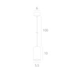 Точечный подвесной светильник Arte Lamp CANOPUS A1516SP-1BK, 1хGU10