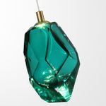 7110/4LA L-VISION ODL25 Подвесной светильник бронзовый/бирюз. стекло/металл IP20 LED 4W 300Лм 3000K 200° 220V GEMME