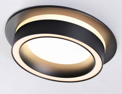 Светильник встраиваемый TN5241 BK черный GX53 D110*42