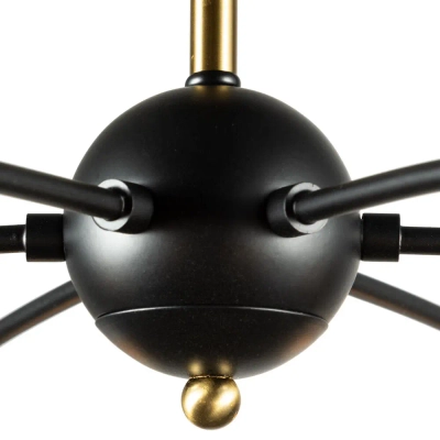 Потолочная люстра Arte Lamp GLASGOW A1963PL-6BK, 6хE27