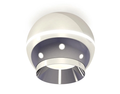 Комплект накладного светильника XS1104002 PSL серебро полированное MR16 GU5.3 LED 3W 4200K (C1104, N7032)