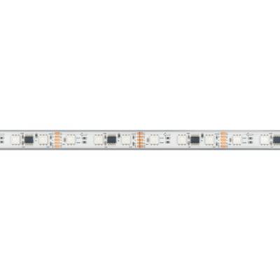 Светодиодная лента герметичная DMX-PS-B60-12mm 12V RGB-PX3 (14 W/m, IP67, 5060, 5m) (Arlight, бегущий огонь)