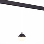 ST358.433.07 Магнитный трековый светильник подвесной Черный LED 1*7W 3000K 520Lm Ra&gt;80 120° IP20 D90xH90 48V