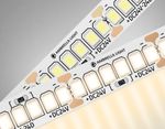 Светодиодная лента GS3501 2835 240Led /22W m/ 24V IP20 3000K/ 5000*10*1.2mm/ кратность резки 25mm (2 конт.)