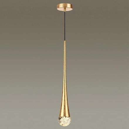 4278/1 L-VISION ODL21 341 прозрачн/золот фольг-ние Подвесной светильник IP20 GU10 LED max 6W GOTA