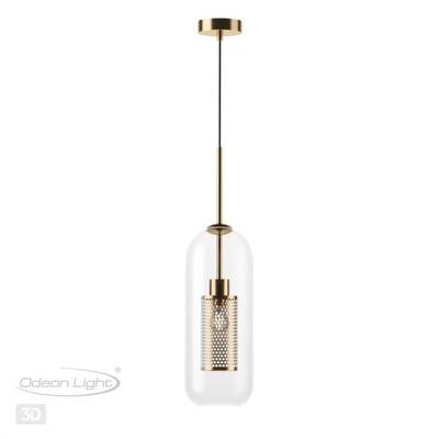 4940/1 PENDANT ODL22 467 античн.бронза/металл/прозрачный/стекло Подвес E27 1*40W CLOCKY