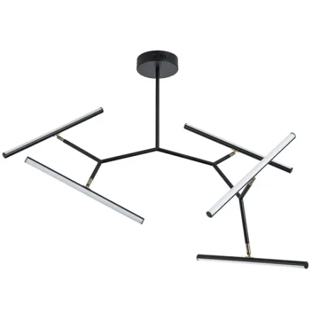 Люстра на штанге Arte lamp ZULU A2170PL-49BK, 1хLED
